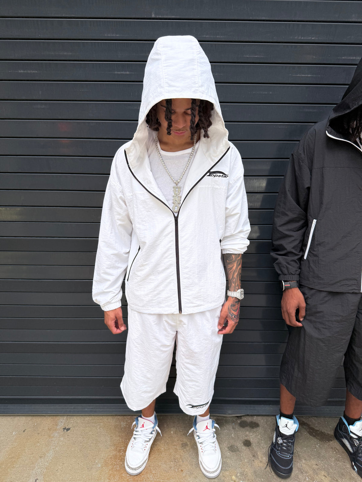 Windbreaker Set White