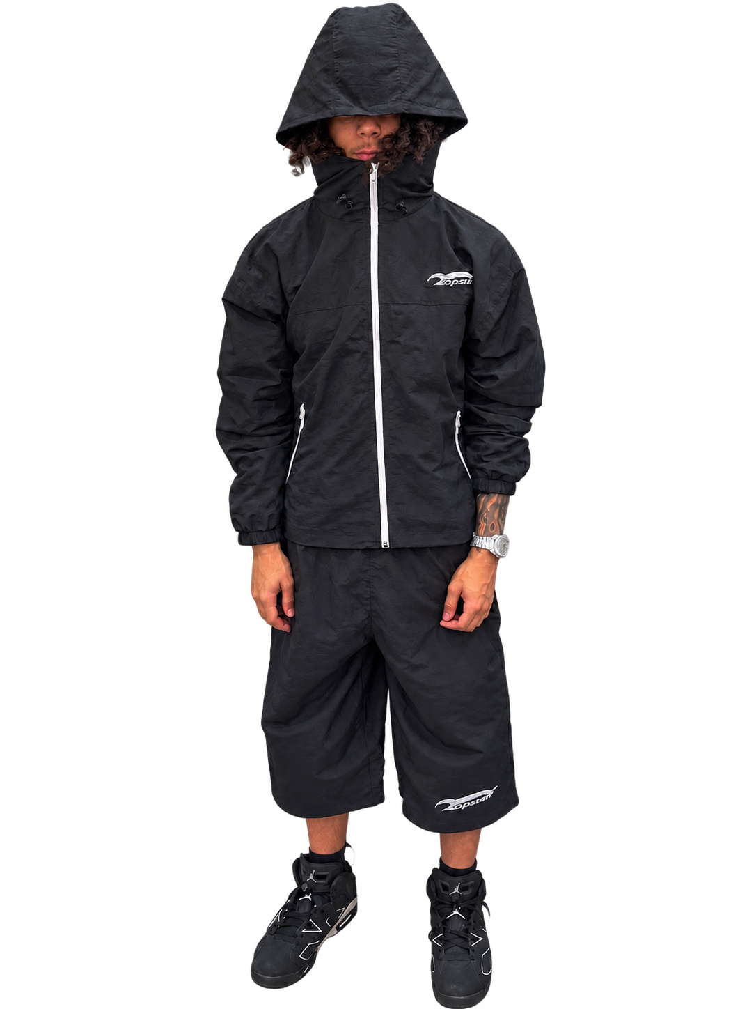Windbreaker Set Black