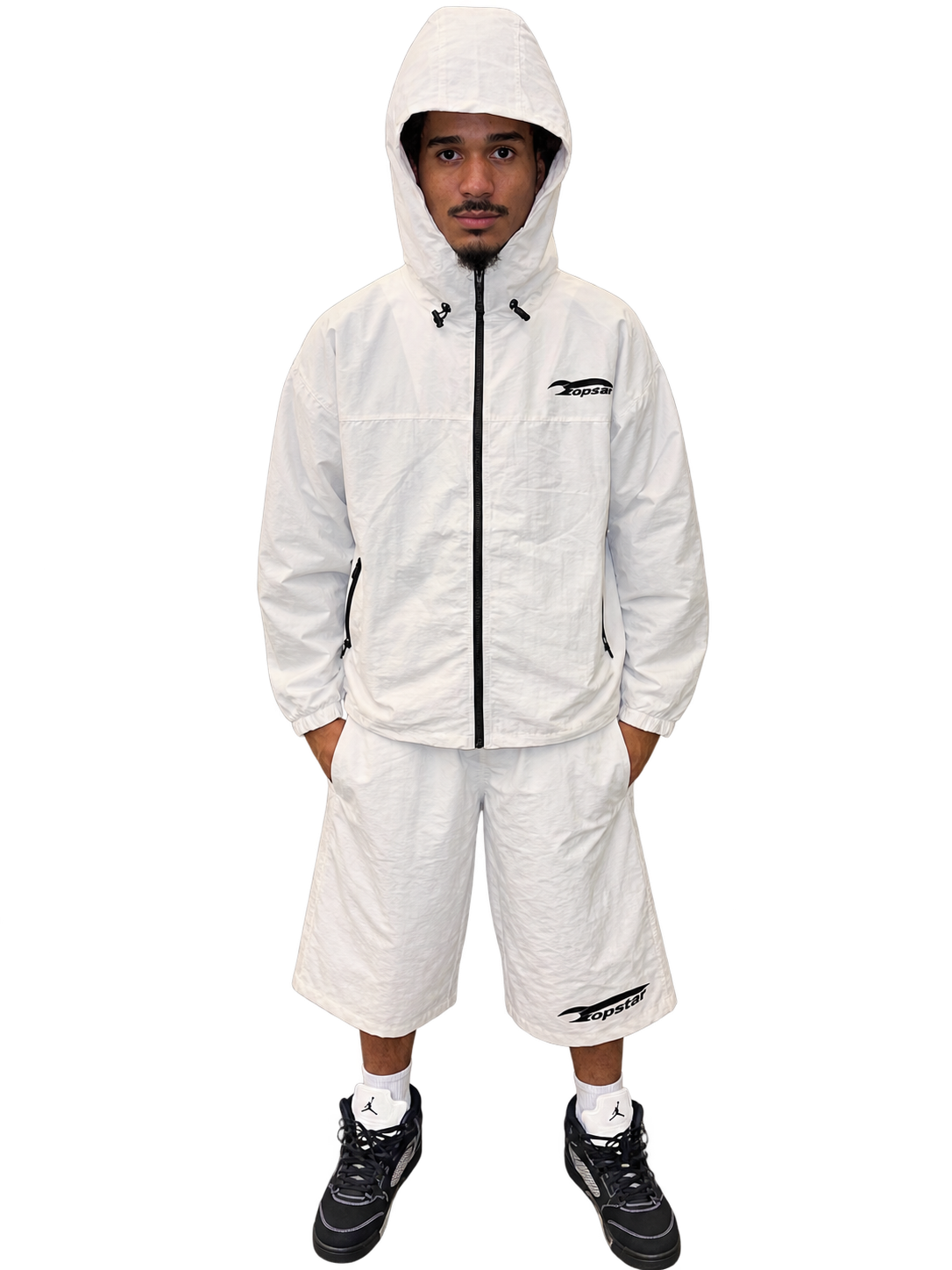 Windbreaker Set White